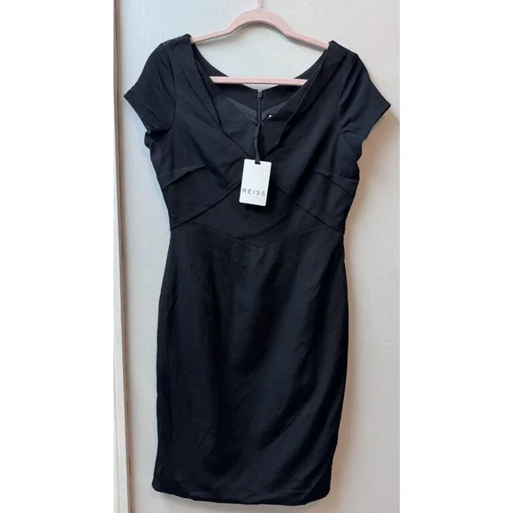 green emerald velvet dress Reiss